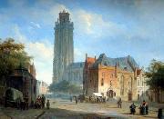 unknow artist European city landscape, street landsacpe, construction, frontstore, building and architecture.052 oil painting reproduction